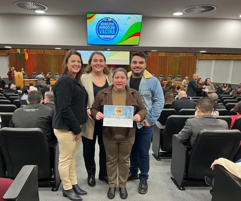Rodeio Bonito conquista Selo Ouro Município Amigo da Vacina pelo segundo ano consecutivo